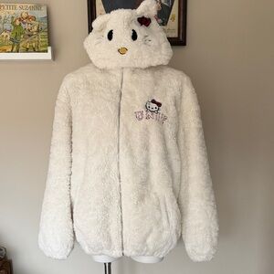 Adcvrtsy self-design Custom Hoodie Hello Kitty OOAK Women Large